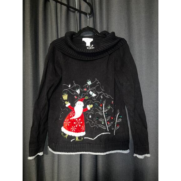 Ugly Christmas Sweater Xmas Size Medium Vintage - Picture 1 of 4